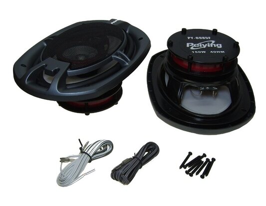 3 Weg auto speakerset 6X9" ovaal 150W