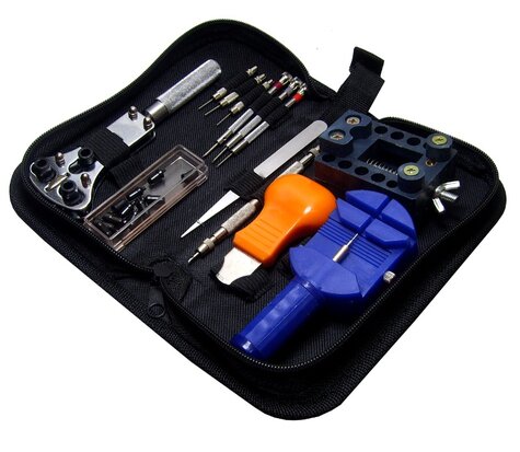 Professionele horloge gereedschap set 24 delig watch tool kit