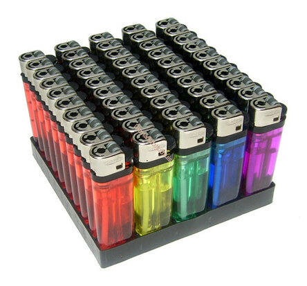 50 wegwerp aanstekers lighters