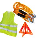 Auto-Veiligheidset-verkeersvest-sleepkabel-gevarendriehoek-3-delig-set-Veiligheidsvest